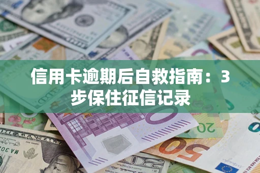 济南信用卡逾期后自救指南：3步保住征信记录
