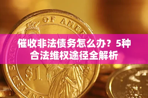 济南催收非法债务怎么办？5种合法维权途径全解析