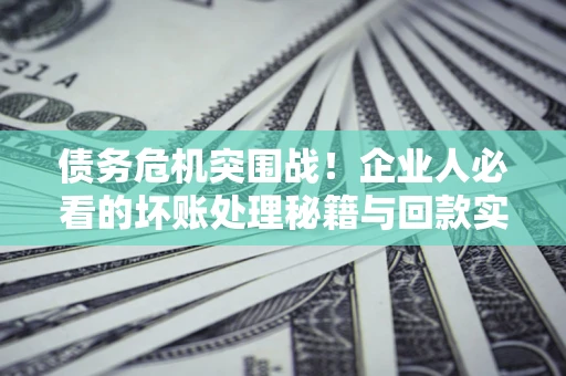 济南债务危机突围战！企业人必看的坏账处理秘籍与回款实战指南